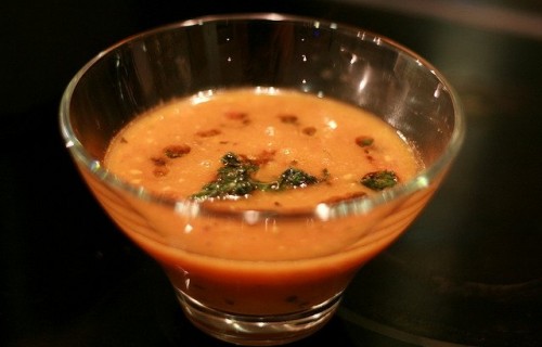 Zupa z prażonych pomidorów