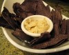 Chipsy kukurydziane z bakłażanem i cieciorką