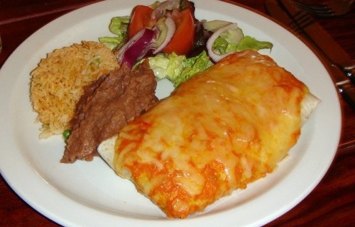 Enchiladas mięsne