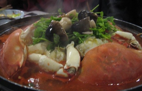 Kraby w sosie pomidorowym