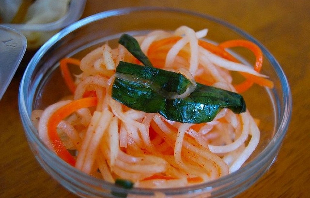 Kimchi z makaronem ryżowym