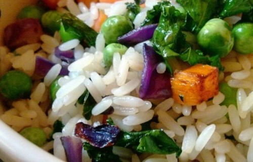 Ryż ze smażonymi warzywami