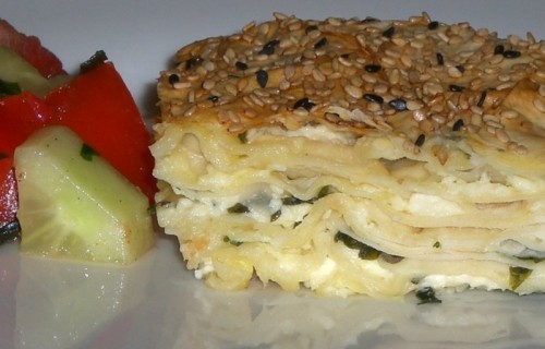 Börek z serem i warzywami