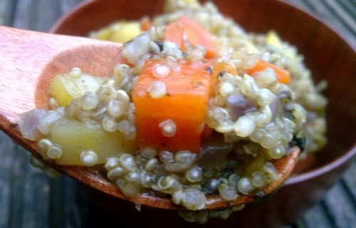 Komosa ryżowa z warzywami