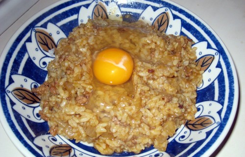 Ryż z poledwicą i jajkiem w curry