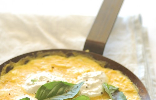 Omlet z ricottą i parmezanem