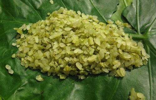 Cốm (młody, zielony ryż)