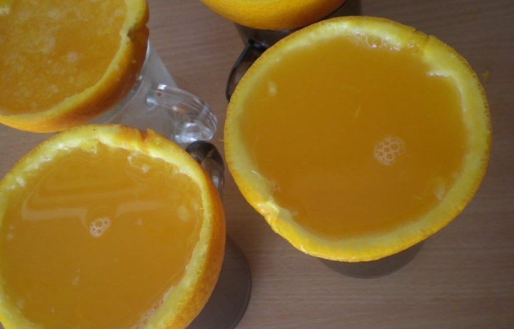 Galaretki W Pomarańczach