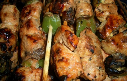 Shish taouk (szaszłyki z kurczaka)