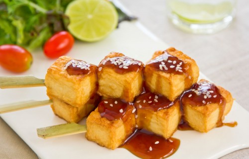 Tofu grillowane z sosem