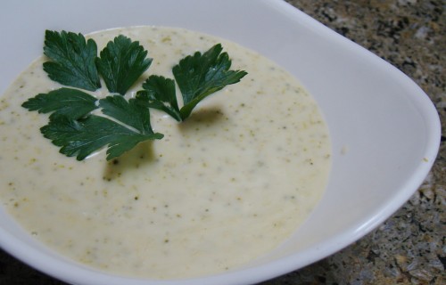 Zupa krem z selera i brokuła