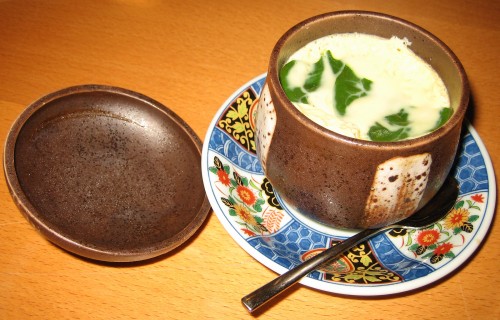 Zupa kalafiorowa ze szpinakiem